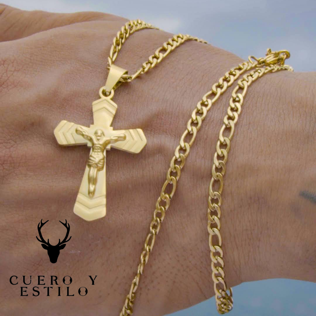 Cadena Cartier Cristo Redentor (Cadena Cartier + Dije)