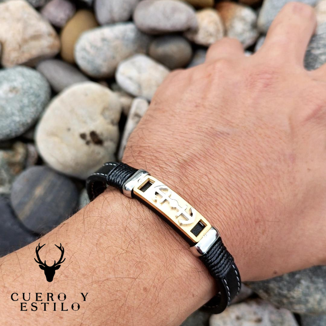 Pulsera Cuero Anchor